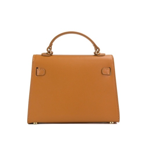Poseta Piele Thea Slim Mini - CAMEL - Img 3