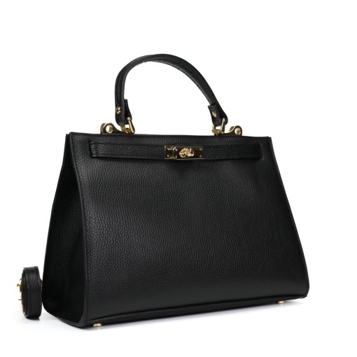 Poseta Piele Theodora - NEGRU