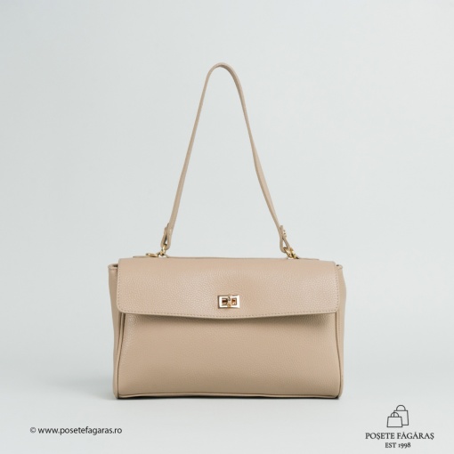 Poseta Piele Victoria - CREM - Img 2