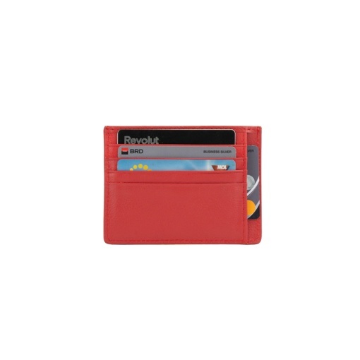 Portcard Piele Terry - ROSU