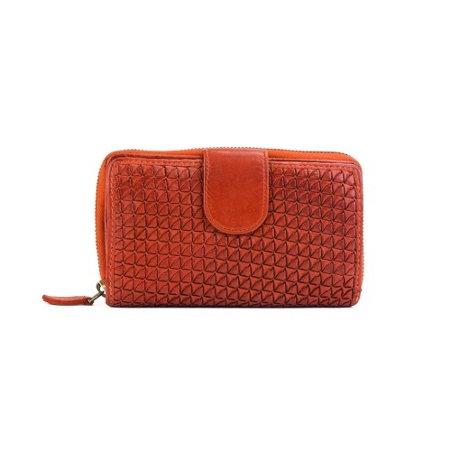 Portofel Piele Retro Judy - PORTOCALIU