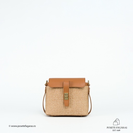 Poseta Linda - Piele &amp; Rafie - CONIAC - Img 2