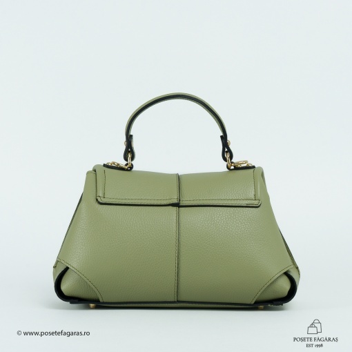 Poseta Piele Amelie - VERDE - Img 3
