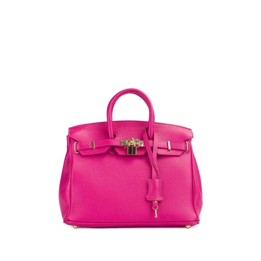 Poseta Piele Baby Edith - FUCSIA - Img 2