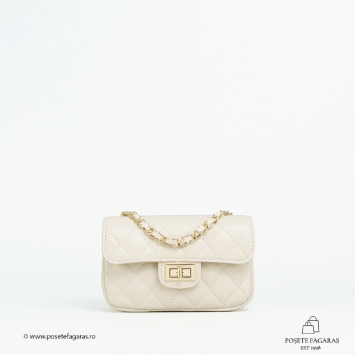 Poseta Piele Baby Ruby - BEJ - Img 2