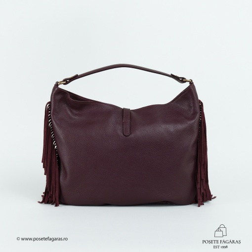 Poseta Piele Bonnie - BORDO - Img 3