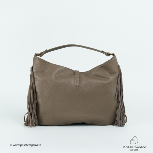 Poseta Piele Bonnie - TAUPE - Img 3