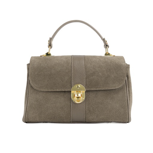 Poseta Piele Intoarsa Giulia - TAUPE - Img 2