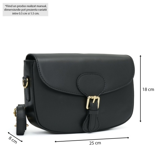 Poseta Piele Jamila - NEGRU - Img 5