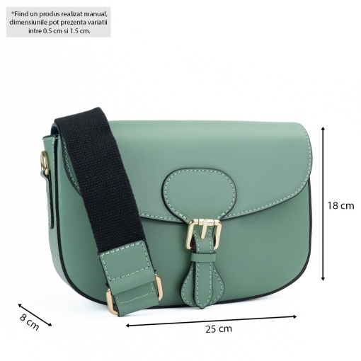 Poseta Piele Jamila - VERDE - Img 5
