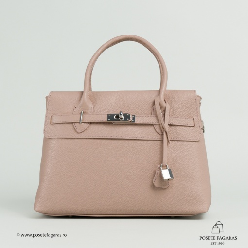 Poseta Piele Lelia - ROZ-PUDRA - Img 2