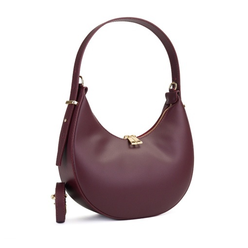 Poseta Piele Louna - BORDO - Img 2