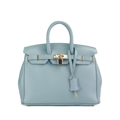 Poseta Piele Mini Edith - BLEU - Img 2