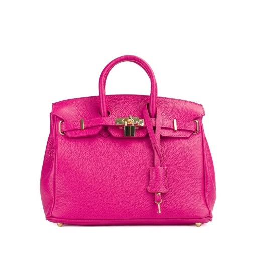 Poseta Piele Mini Edith - FUCSIA - Img 2