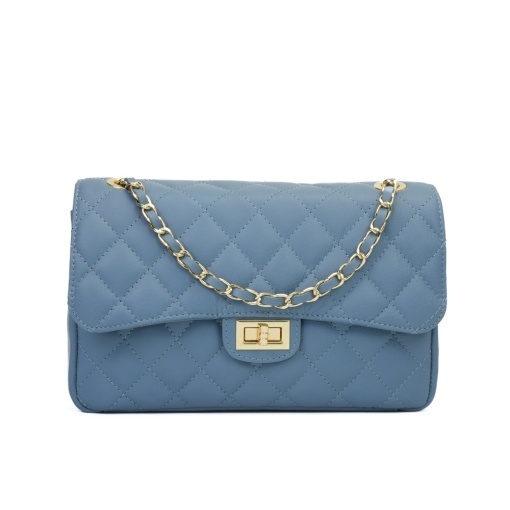 Poseta Piele Mini Ruby - ALBASTRU-DESCHIS - Img 2