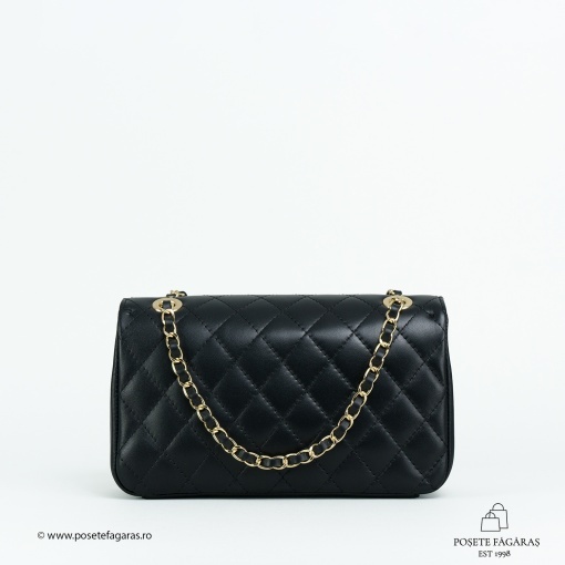 Poseta Piele Mini Ruby - NEGRU - Img 3