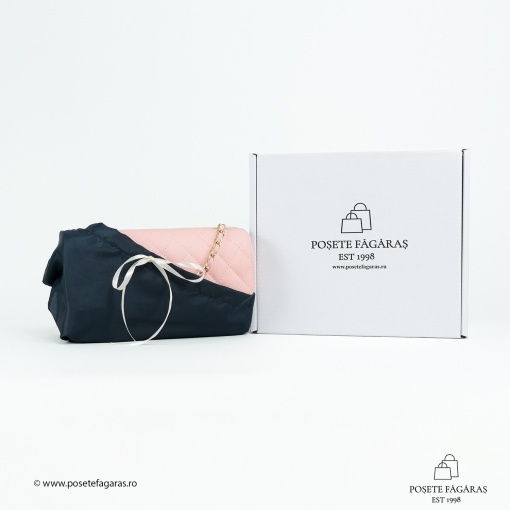 Poseta Piele Mini Ruby - PIERSICA - Img 5