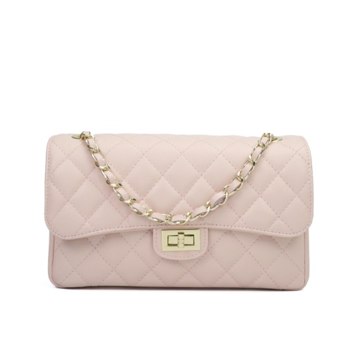 Poseta Piele Mini Ruby - ROZ-PUDRA - Img 2