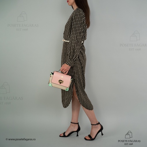 Poseta Piele Natalia - MULTICOLOR 1 - Img 7
