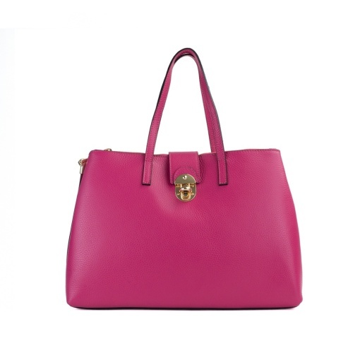 Poseta Piele Noelle - FUCSIA - Img 2