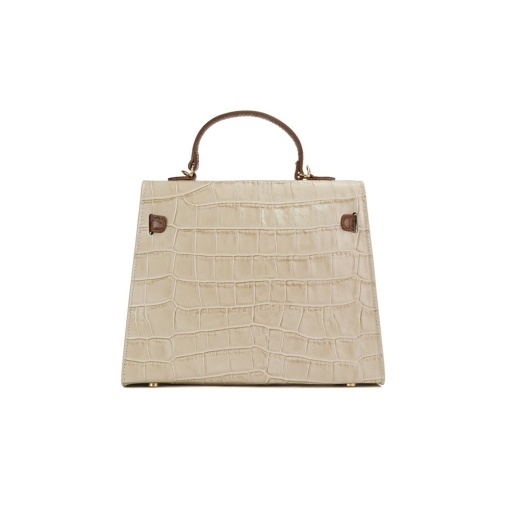 Poseta Piele Thea Croco Mini - BEJ-CONIAC - Img 3