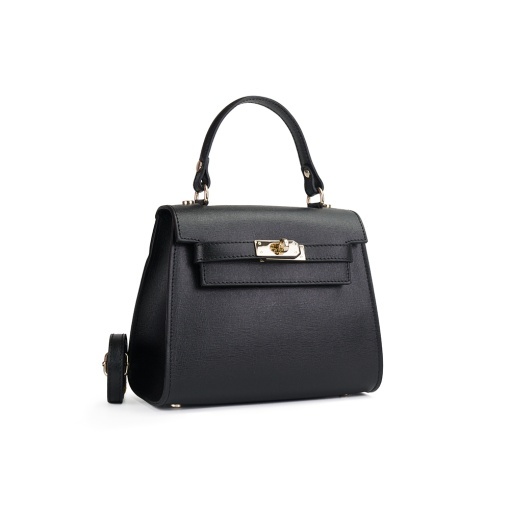 Poseta Piele Thea Safiano - NEGRU