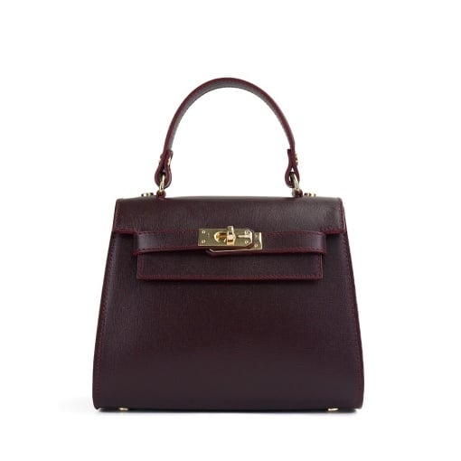 Poseta Piele Thea Safiano Resigilata - BORDO - Img 2