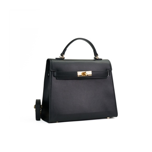 Poseta Piele Thea Slim Baby - NEGRU