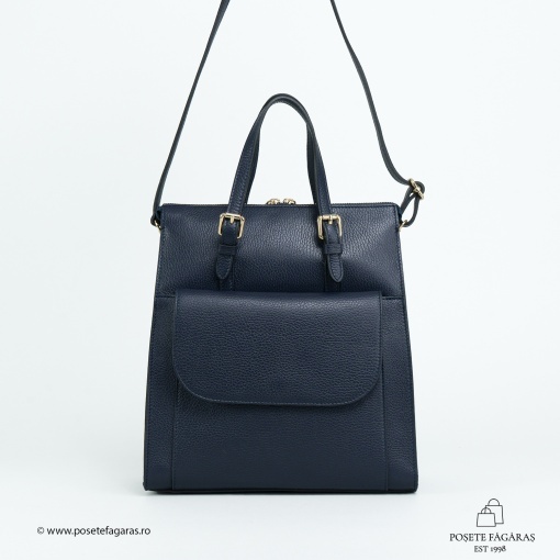 Rucsac Piele Alessa - BLEUMARIN - Img 2