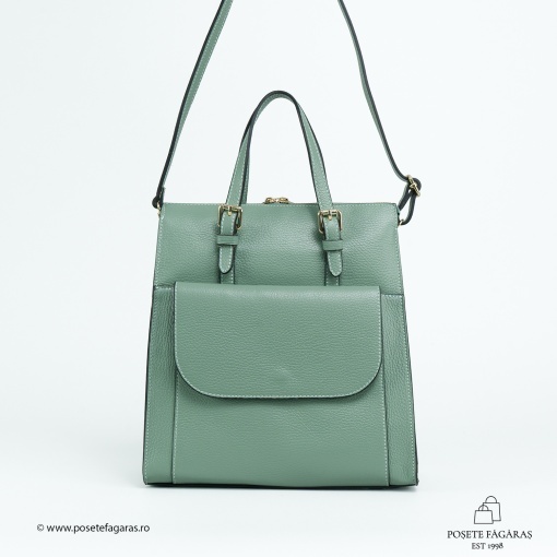 Rucsac Piele Alessa - MENTA - Img 2