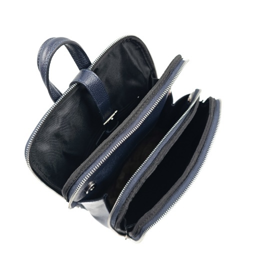 Rucsac Piele Laurence - BLEUMARIN - Img 4