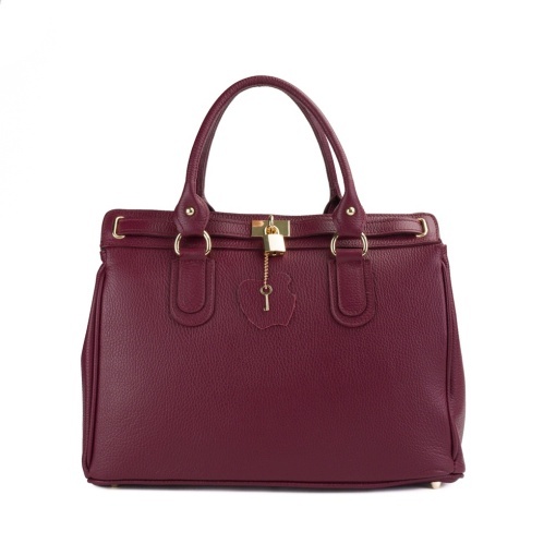 Poseta Piele Angie - BORDO - Img 2