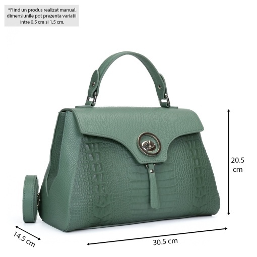 Poseta Piele Antonina - MENTA - Img 5
