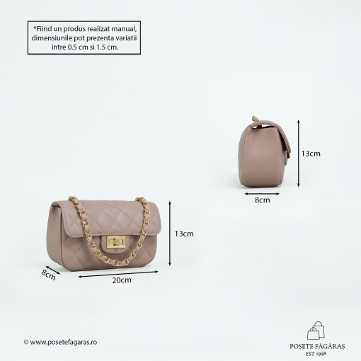Poseta Piele Baby Ruby - GREJ - Img 5