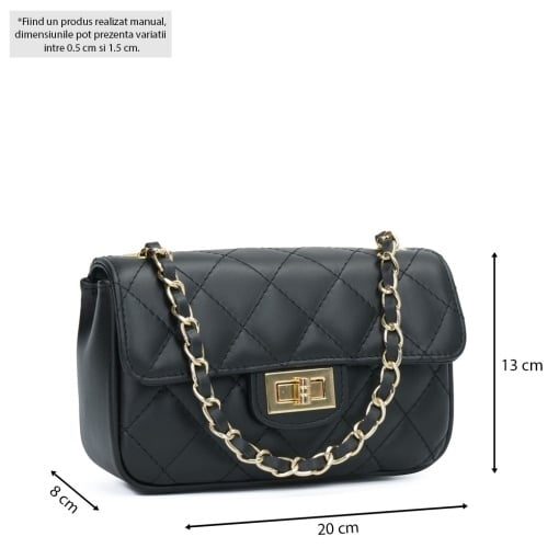 Poseta Piele Baby Ruby - NEGRU - Img 5