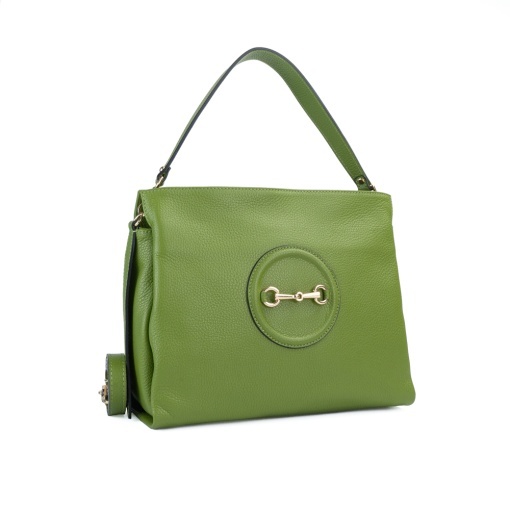 Poseta Piele Beatrice - VERDE