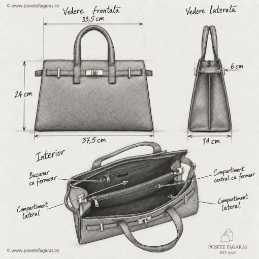 Poseta Piele Celina - KAKI - Img 4