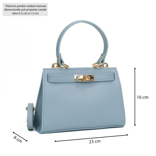 Poseta Piele Gloria - BLEU - Img 4