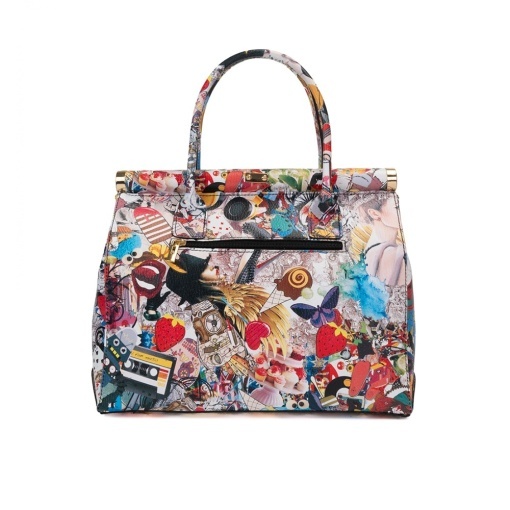 Poseta Piele Jennifer - MULTICOLOR 1 - Img 3