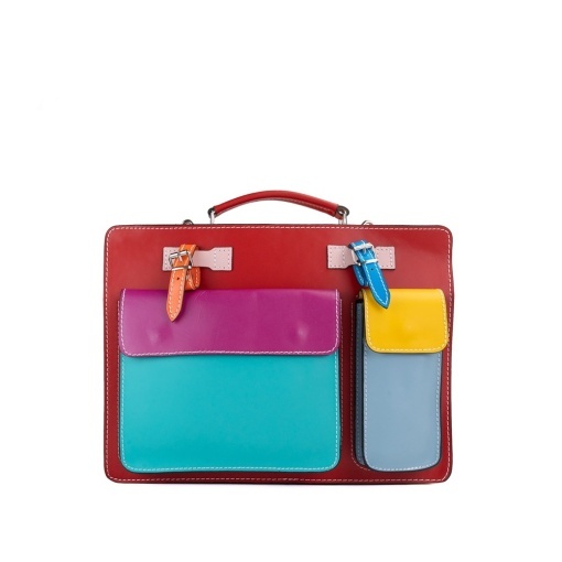 Poseta Piele Juliana - MULTICOLOR 4 - Img 2