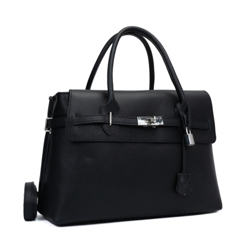 Poseta Piele Lelia - NEGRU