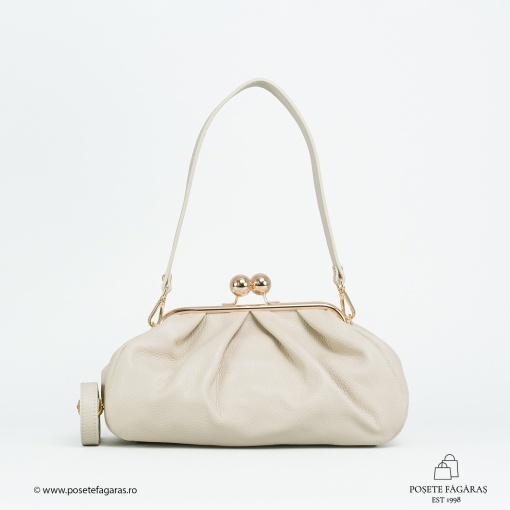 Poseta Piele Lilith - BEJ - Img 2