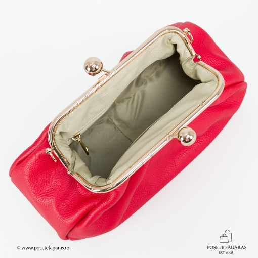 Poseta Piele Lilith - ROSU - Img 3