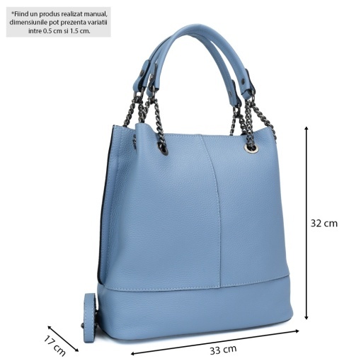Poseta Piele Lucia - BLEU - Img 5