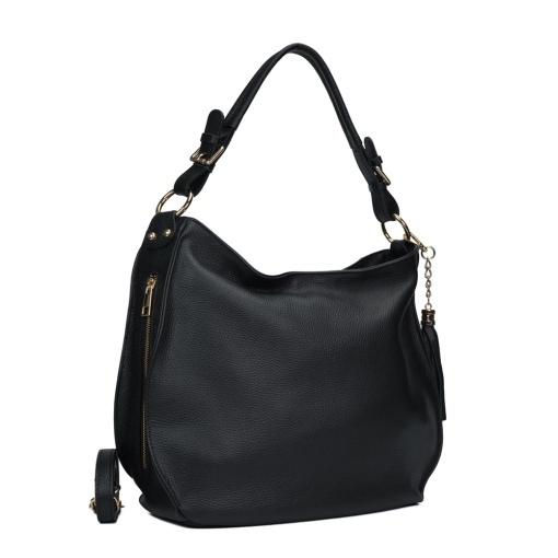 Poseta Piele Melinda - NEGRU