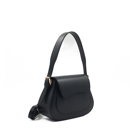 Poseta Piele Mini Pauline - NEGRU