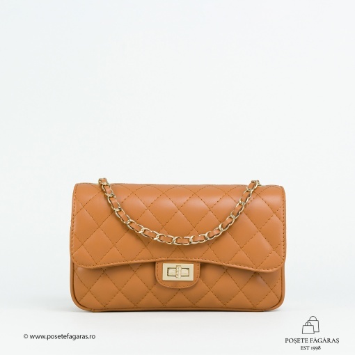 Poseta Piele Mini Ruby - CAMEL - Img 2