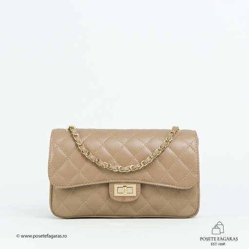 Poseta Piele Mini Ruby - CREM - Img 2