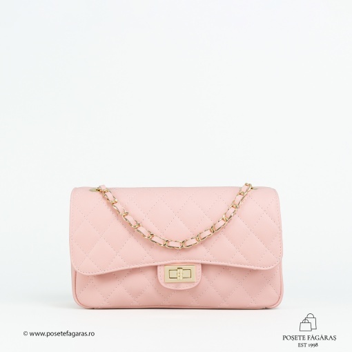 Poseta Piele Mini Ruby - PIERSICA - Img 2