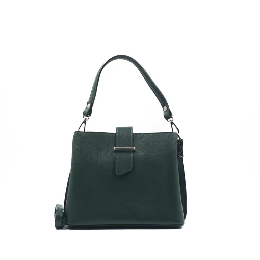 Poseta Piele Nikol - VERDE INCHIS - Img 2